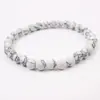 Pulsera de Cristal Natural, Simple de un Solo Círculo con Cuentas Redondas Joyería Transfronteriza, Joyería Estilo Pareja de Ágata Roja, Pulseras de Cristal para la Mano
