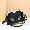 Bolsa Feminina de Couro Genuíno 2024 Nova Bolsa Feminina Bolsa Transversal Versátil Feminina Bolsa de Ombro Moda Bolsa de Braço Bolsa Transversal