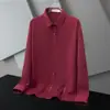 Camisa negra de seda de hielo para hombre de verano y otoño, con caída, manga larga, ropa interior, sin planchado, holgada, casual, con volantes, bonita, camisa gris para niños