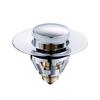 Tapón de desagüe con fuga para lavabo todo de cobre, núcleo de rebote para lavabo, desagüe tipo presión desodorante, accesorios de filtro antibloqueo