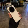 Adecuado para funda de teléfono Honor Magic V5, nueva funda dura galvanizada con patrón de piel de serpiente, marco de espejo, cubierta anticaídas para Huawei Magic