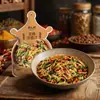 Salsa para fideos fríos estilo Pekín de Huang Jihuang, 80 g, adecuada para mezclar con fideos y dumplings; Salsa agridulce con sabor a fruta Huang Jihuang, 120 g, salsa fría para sazonar