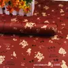 Papel de regalo retro de 80g, impresión a una y dos caras, papel para envolver flores de papel hechas a mano, papel de regalo