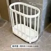 Cesta de ropa sucia usada, cesta de almacenamiento de ropa de doble capa, carrito pequeño, estante de almacenamiento, para uso doméstico, baño e inodoro, cubo de ropa sucia móvil