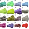 7 Siete Hilos Paracord 4 mm de Grosor Tendedero de Paracord 550 Reglas Equipo para Exteriores Pulsera con Cordón Cuerda Trenzada