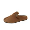 Nuevas Pantuflas de Mujer Mate Otoño 2026 Moda Pantuflas de Deslizamiento Modernas con Dedos Divididos Sintéticos Pantuflas de Mujer Antideslizantes con Suela Gruesa