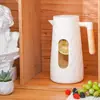 Jarra de Agua Fría Resistente a Altas Temperaturas para Uso Doméstico, Hecha de Vidrio a Prueba de Explosiones de Grado Alimenticio, Gran Capacidad, Adecuada para Refrigerador, Contenedor Doméstico para Almacenamiento de Agua