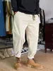 Pantalones de pana de alta gama de comercio exterior retro americano 2025 para hombre, holgados, estilo japonés, marca de moda, cropped, bombachos, casuales