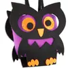 Bolsa de Dulces de Halloween Tela No Tejida Bolsa Tote Tridimensional Decoraciones para Fiesta del Festival de Fantasmas Accesorios para Fotos Ambiente Bolsa de Regalo
