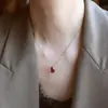 Lujo Ligero Alta Retención de Color Chapado en Oro de 14 Quilates Colgante de Calabaza Collar Premium Cadena Esotérica para Clavícula Modelo Nuevo 2026 Cadena Minimalista para el Cuello
