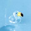 Miniatura de Paisagem Micro Desenho Animado Transparente Luminoso Mini Flamingo Decorações DIY Acessórios Jardinagem Paisagismo Fazenda Pequenos Ornamentos