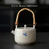 Xícara de Chá de Cerâmica Orquídea Pintada à Mão Xícara de Chá Chinesa Xícara Master para Casa Xícara Única Conjunto de Chá Kung Fu Xícara de Chá com Pé Alto