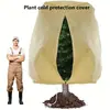 Capa de isolamento à prova de frio para plantas, bolsa de isolamento térmico, tecido não tecido à prova de vento, rede à prova de insetos para flores, plantas verdes e árvores frutíferas, cobertura respirável