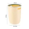Cubo de basura casual de gran capacidad para el hogar con anillo de presión, baño, inodoro, sala de estar, cocina, dormitorio, papelera creativa