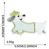 Dibujo Animado Autoadhesivo Mini Lindo Perrito DIY Accesorios de Ropa Decoración Funda de Teléfono Taza de Agua Parche Parche de Tela Bordado