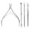 Alicate de Cutícula Amazon D501, Pinça para Sulco de Unha, Alicate de Cutícula com Mola, Cortador de Unha Angulado, Ferramenta Removedora de Esmalte, Empurrador de Cutícula de Aço para Nail Art