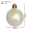 Bolas Infláveis de Natal Decorações de Natal para Jardim Externo Atmosfera Festiva Enfeites Pendurados Suprimentos para Festa de Natal Bolas Decorativas