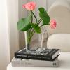 Vaso Transparente Irregular Simples Criativo de Alta Qualidade para Mesa de Sala de Estar Arranjo de Flores Flores Artificiais Hidropônicas Enfeites Decorativos