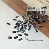 Decorações de Nail Art com Zircônia Preta em Formato de Cisne, Gota d'Água, Marquise, Ponta Inferior Afiada, Irregular, Mini, Fundo Plano Chanfrado
