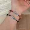 Festival del Bote del Dragón Dinero de los Cinco Emperadores Cuerda Roja Pequeña Pulsera de Campana Pulsera Este Año de la Vida Ajustable Estilo Chino Pulsera Tejida Pulsera