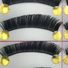 Pestañas Postizas al por Mayor del Fabricante A25 Diarias Gruesas Moda Maquillaje Nude Pestañas Postizas Tallos de Hilo de Algodón Hechas a Mano Taiwanesas 10 Pares