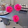 Explosiones rosa rojo simulación flor habitación de bodas banquete de compromiso diseño flores artificiales salón de bodas flores guía de camino al por mayor