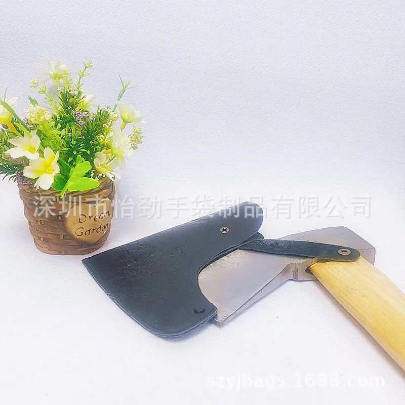纳帕纹牛皮工具包真皮斧套
