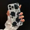 Promoción de Producto Nuevo de Fábrica: Funda de Teléfono Transparente Negra con Rosa Estilo Oscuro para iPhone 17, Funda Apple Anti-Rayones, Disponible para Dropshipping