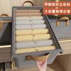 Caja de Almacenamiento de Ropa con Marco de Acero y Tapa Plegable para el Hogar, a Prueba de Polvo y Humedad, Cesta para Guardar Pantalones