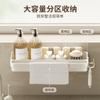 Escurridor de Cocina Estante para Trapos de Cocina Artefacto de Almacenamiento Estante para Fregadero Montado en la Pared sin Perforaciones Escurridor Doméstico