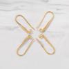 Aretes hechos a mano diy aretes productos semiacabados accesorios de joyería material metal gancho para la oreja de hoja gancho para la oreja fábrica mayoreo
