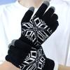 Luvas ao ar livre outono einverno equitação pesca quente ciclismo masculino mais veludo acolchoado inverno malha luvas de tela sensível ao toque atacado