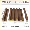 Panel de Rejilla de Madera Maciza para Toda la Casa Pared de Fondo Pintura Libre Protección Ambiental Panel Gran Muralla Rejilla de Madera Original Panel Decorativo Interior