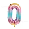 Globos Digitales de 32 pulgadas de Ajuste Delgado Moldeadores de Cuerpo Accesorios de Decoración para Fiestas Globos Digitales de Papel de Aluminio Creación de Ambiente