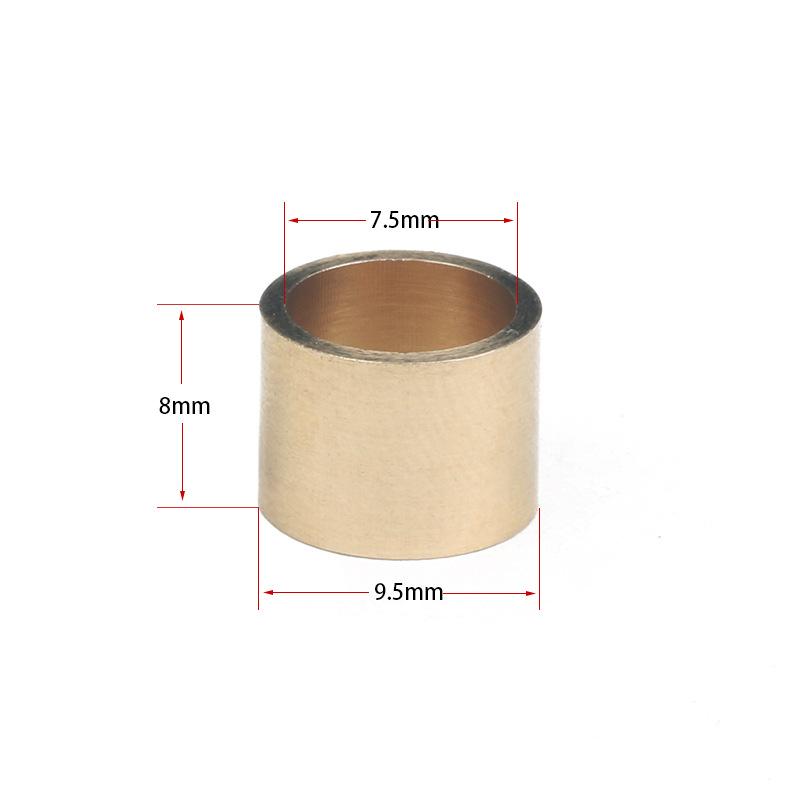 7智贝规格图桌球杆铜箍防爆塑料大头杆先角台球杆皮头枪头修理配