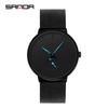 SANDA SANDA 1059 nuevo reloj para hombre movimiento de cuarzo personalidad moda simple correa de malla regalo