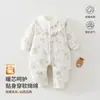 Mono Acolchado de Invierno para Bebé Engrosado 60g Ropa Caliente de Algodón Otoño Invierno Para Recién Nacidos Para Salir Ropa de Algodón Pelele para Bebé