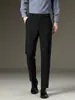 Ropa para Hombre Maple House / Pantalones Casuales de Ajuste Delgado para Todas las Estaciones, Modernos y Sofisticados, Pantalones Gruesos de Pierna Recta con Forro Polar para Hombre de Primavera y Otoño