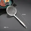 Fabricantes de origem coador de aço inoxidável 304 tela de filtro de cozinha doméstica ultra fina escumadeira de espuma de leite de soja colher de óleo