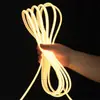 Venta al por mayor del fabricante Tira de luces LED 220V Tira de luz de tubo transparente de alto brillo para exteriores Tira de letra luminosa Cob Impermeable