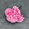 270 flores artificiales, 5 ramos de hortensias, decoración de bodas, decoración para el hogar y escaparates, adornos de flores artificiales transfronterizos al por mayor