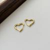 Dulces aretes de corazón para mujer 2024 nuevo diseño de nicho moderno lujo ligero de alta gama aretes de estilo chino nuevo aretes
