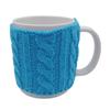 Directo de Fábrica Transfronterizo juego de tazas de lana tetera personalizada taza suéter tejido jacquard de doble cara diseño de prueba