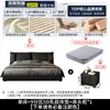 Cama de Cuero Genuino de Lujo Ligero Modelo Nuevo 2026, Cama de Bodas Moderna Minimalista, Cama Doble de Velero Tapizada Suave de Gama Alta para Dormitorio Principal