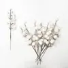 Set de Decoración de Copo de Nieve Navideño Frutos Rojos Rama de Pino Decoración Navideña para el Hogar Accesorios Plantas Verdes Simuladas Estilo Caliente Transfronterizo