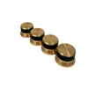 Botão de liga de alumínio de duas cores tampa de botão botão de potenciômetro botão de áudio diâmetro 26mm altura 18mm atacado