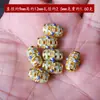 Cuentas Barril Esmalte Cloisonné Chapado en Cobre 18K Cuentas Espaciadoras Pulsera Joyería con Cuentas Accesorios Materiales Hechos a Mano para Bricolaje Cuentas Barril Esmaltadas Cocidas