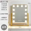 Espejo de Tocador de Escritorio con Luces, Espejo de Maquillaje para Uso Doméstico, Espejo de una Cara, Espejo Plano, Espejo Decorativo