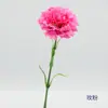 Cravo Artificial de Cabeça Única e Haste Longa Flor Falsa Flor Ornamentação para Casa Sala de Estar Decoração Dia 8 de Março Dia da Mulher Dia do Professor Presente