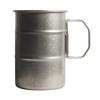 Retro retro outdoor camping Copa dobrável copo de água portátil camping 304 conjuntos de xícaras de chá de aço inoxidável